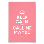 [Crown] keep calm and call me maybe  Photo Prints