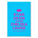[Two hearts] ryan crter loves chelsea louise  Photo Prints