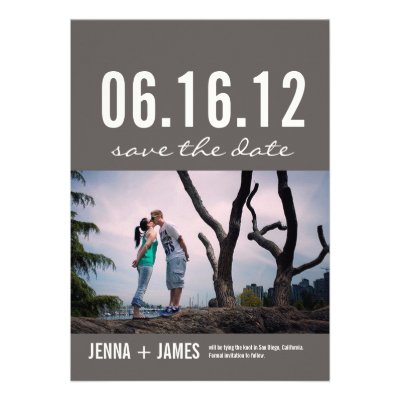 Photo Save the Date Announcement Card (005)
