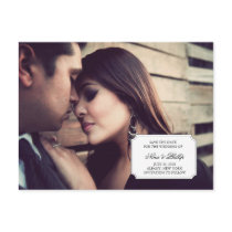 photo save the date announcement post card