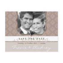 PHOTO SAVE THE DATE :: pictureframe elegance 4 postcards