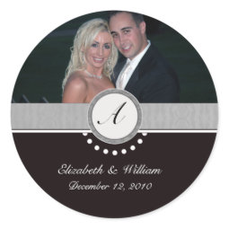 Photo Save the Date Stickers sticker