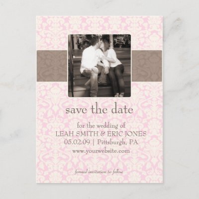 Photo Save the Date TEMPLATE Postcard