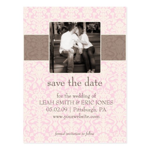 Photo Save the Date TEMPLATE Postcard