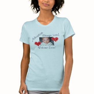 Photo Shirt with Adoption Brings Love Message