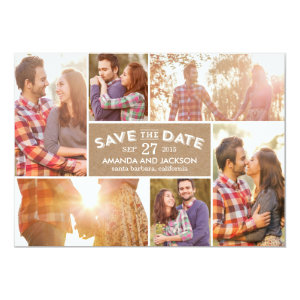 Photo Showcase Save The Date - Craft Custom Invite