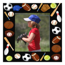 Photo Sports Birthday  Invitation