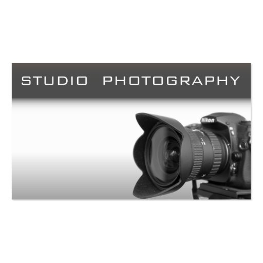 Photo studio business card template