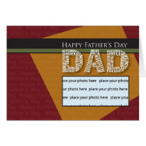 Photo Template Father's Day Card cards