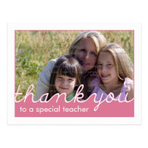 Photo Thank You Cards for Teachers Postcards