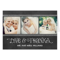 Photo Thank You Note Cards | Chalkboard Charm