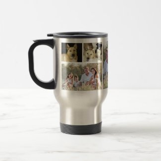Photo Travel Mugs - Personalized 7 Pic Collage