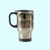 Photo Travel Mugs - Personalized 7 Pic Collage