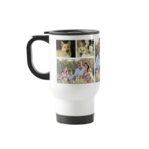 Photo Travel Mugs - personalized Collage Mug