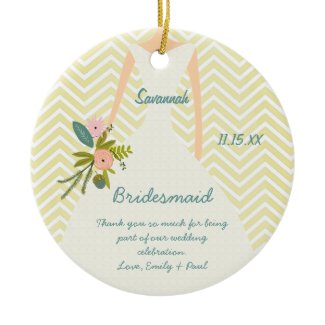 Photo Wedding Gown Bridesmaid Keepsake Gift Christmas Ornament