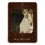 Photo Wedding Invite I marry my Friend-Chocolate