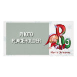 Photocard-Monogram Letter R