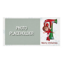 Photocard-Monogram Letter T