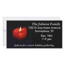 Photocard - warm holiday gathering custom photo card