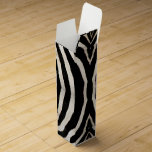 Photograph of a real Zebra's Fur Wine Gift Boxes