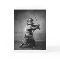 Photograph of a Samurai C. 1860 Card