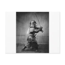 Photograph of a Samurai C. 1860 Post Card
