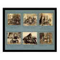Photograph Vignettes with Custer 1862 posters
