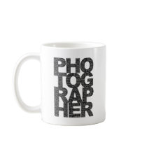 Photographer - Black Text Mug