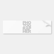 Photographer Bumper Sticker