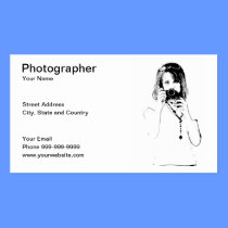 photographer business cards