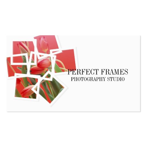 Photographer Business Card Templates (front side)