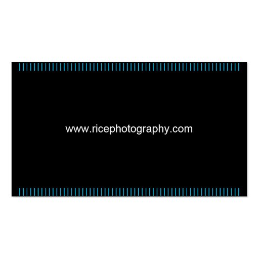 Photographer Business Cards (back side)