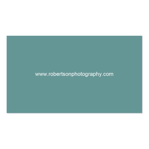 Photographer Business Cards (back side)