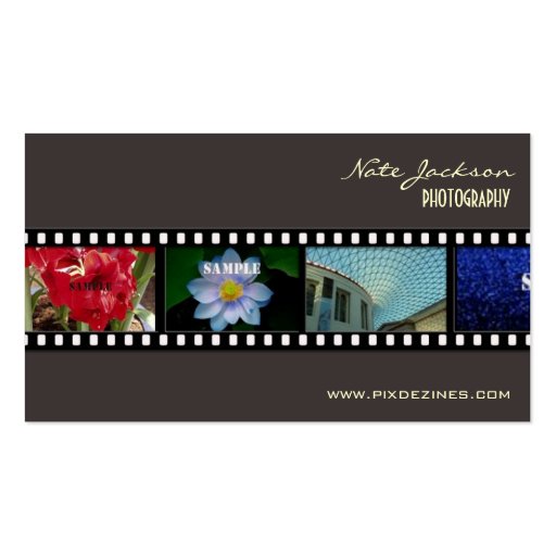 Photographer business cards photos template