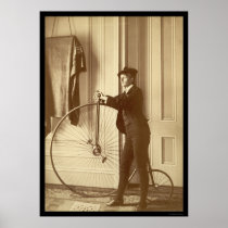 Photographer Frances Johnston Dressed as Man 1895 Posters