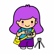 Photographer Girl Photo Cutout