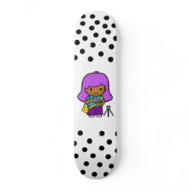 Photographer Girl skateboards
