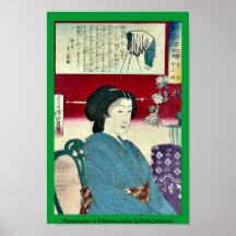 Photographer in Yokohama,Japan by Taiso,Yoshitoshi Poster