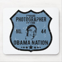 Photographer Obama Nation mousepads