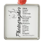 Photographer ornament ornaments