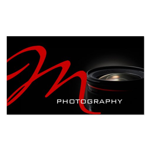 Photographer,Photography, Camera Business Card (front side)