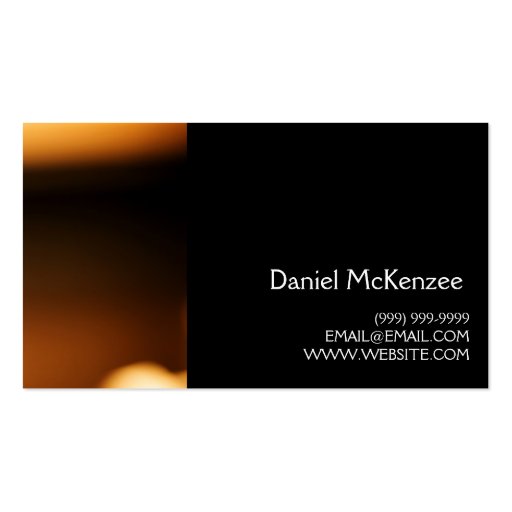 Photographer,Photography, Camera Business Card (back side)