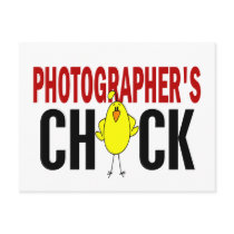 PHOTOGRAPHER’S CHICK postcards