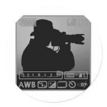 Photographer Round Sticker
