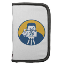 Photographer With Camera Retro Planner