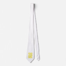 Photographer - Yellow Text Custom Tie