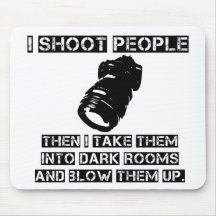 Photographers are So Violent Mousepad