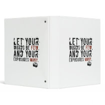 Photographer's Blessing 3 Ring Binder
