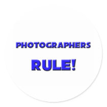 Photographers Rule! stickers