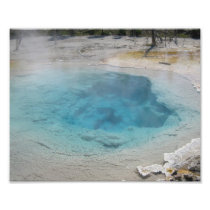 Photographic Print Yellowstone Hot Spring